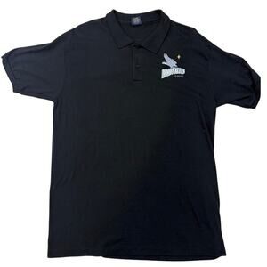 The Moody Blues band Vintage 1992 black polo shirt Size XL